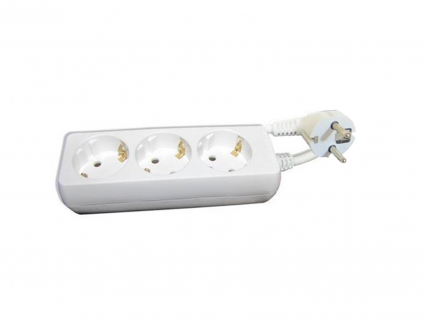 EXTENSÃO ELÉCTRICA 3 TOMADAS - 5MT
